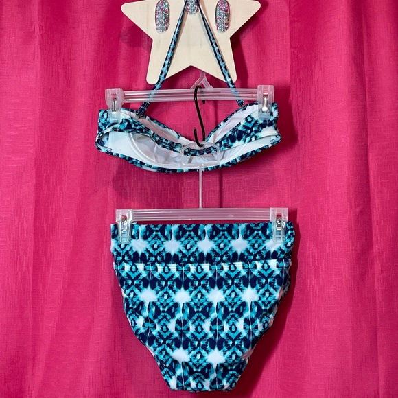 VICTORIA’S SECRET TEAL HIGH WAIST BIKINI SIZE 36B/M - Picture 6 of 11